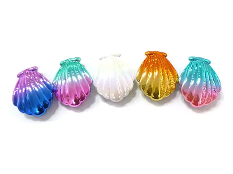 Berus Rambut Kanak-Kanak Penyahkusut Mini Bersadur Berbentuk Shell