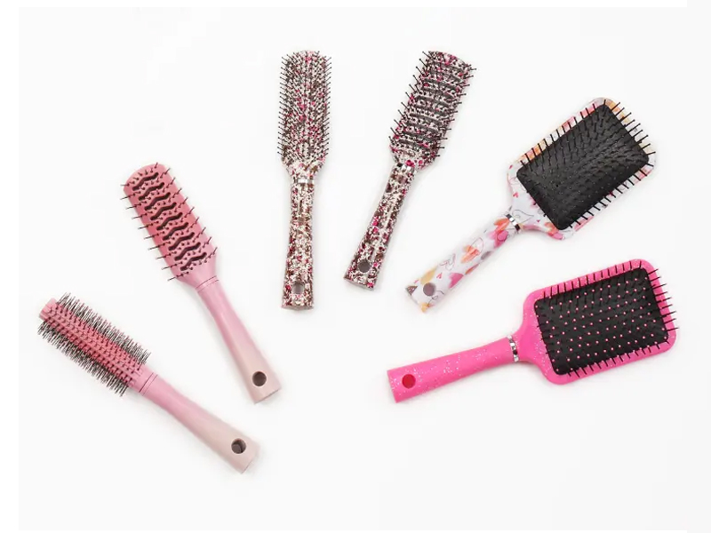 Pelbagai Set Berus Rambut Plastik Fancy