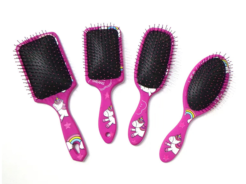 Kanak-kanak Bayi Kecil Pin Hitam Basah Berus Rambut Menyah Kusut Mini
