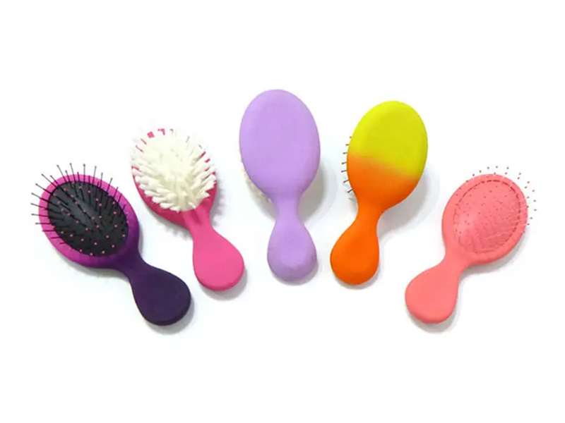 Brosse a Cheveux Afro Kusut Berus Rambut Lelaki Dengan Salutan Getah