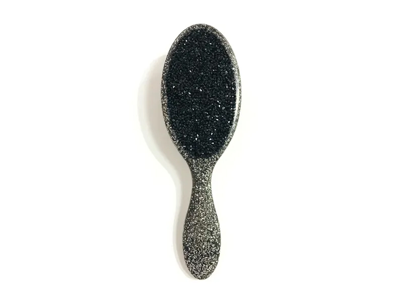 Berus Rambut Plastik Bling Barang Kemas Dengan Pemegang